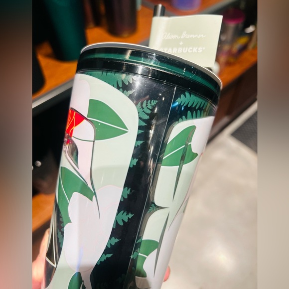 Starbucks Exclusive Alison Bremmer Floral Design Tumbler Cup New 2024 Release - Picture 11 of 16